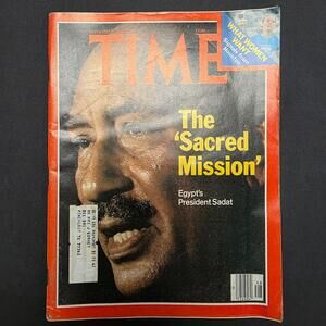 TIME November 28 1977 Egypt President Sadat Sacred Mission Cover